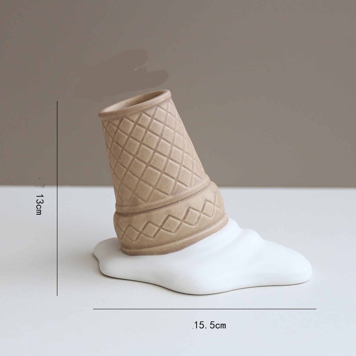Creative Ice Cream Shaped Ceramic Vase