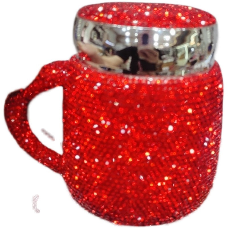 Fancy Bling Mug w/ Lid