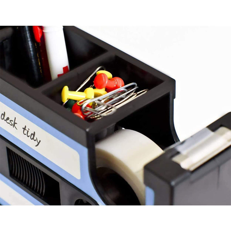 Pink Cassette Tape Dispenser pen and Pencil Holder
