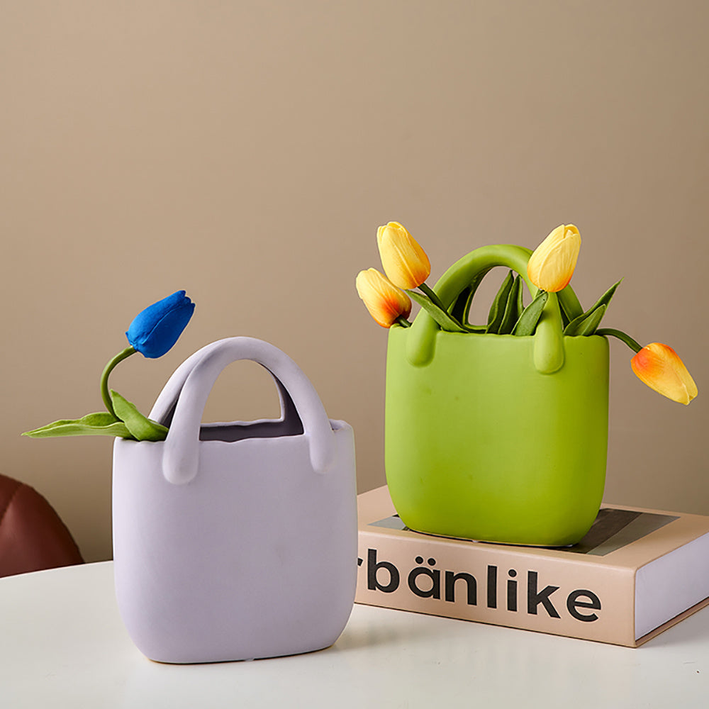 Tote bag Ceramic Vase
