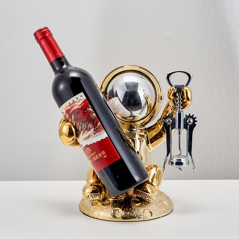 Luxury Astronaut Wine Rack