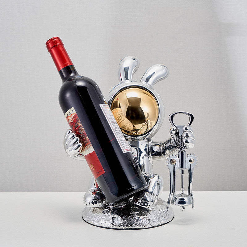 Luxury Astronaut Wine Rack