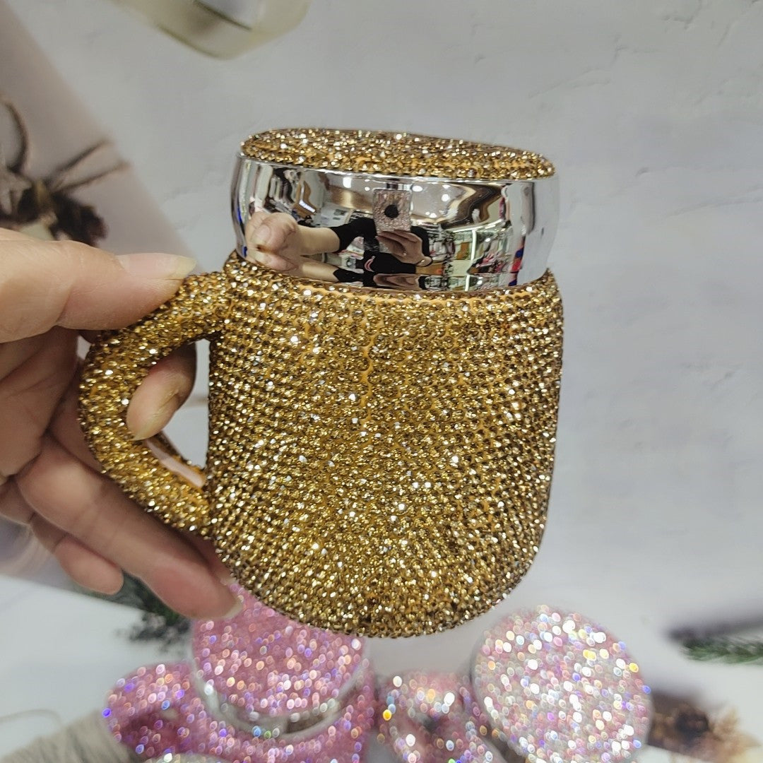 Fancy Bling Mug w/ Lid