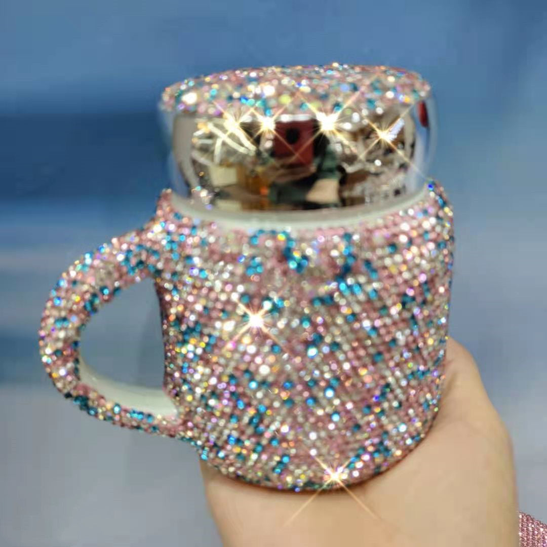 Fancy Bling Mug w/ Lid