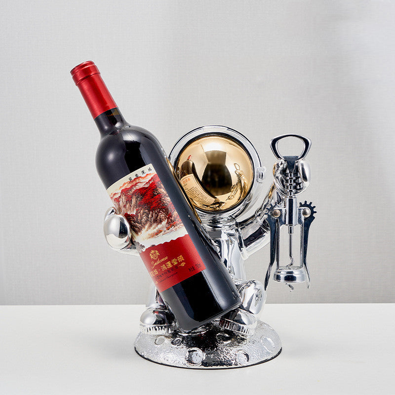 Luxury Astronaut Wine Rack