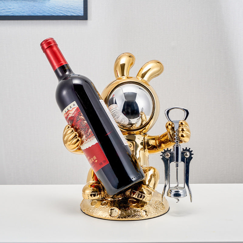 Luxury Astronaut Wine Rack