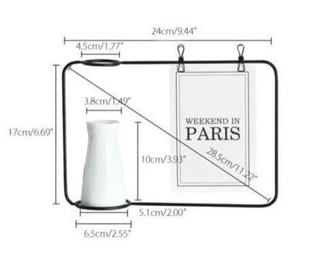 Vase Photo Holder
