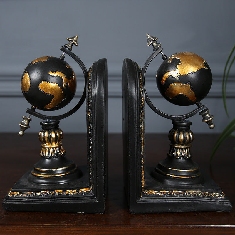 Rustic Global Bookends
